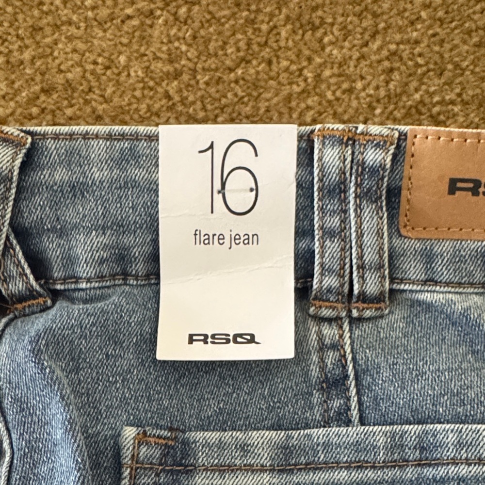 Youth RSQ Low Rise Flare Size 16 - Picture 5 of 7